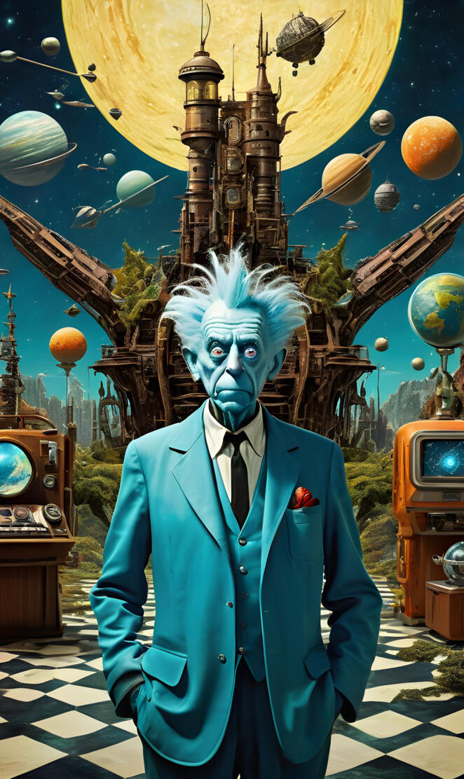 Mr.Blue The Mad Scientist