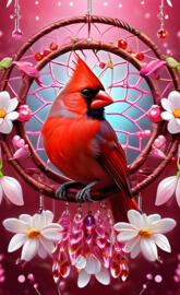 lovely cardinal birds