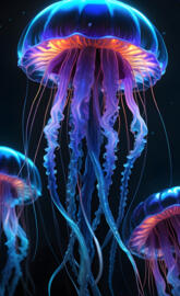 jellyfish lit up