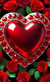 a red glass bowl with a red liquid in it