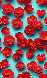 a group of red roses