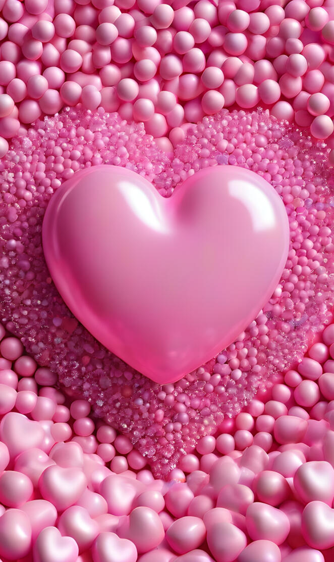 a pink egg on a pink surface