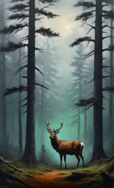 Deer in Forest