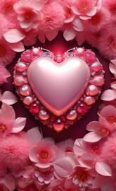 a cake with pink frosting