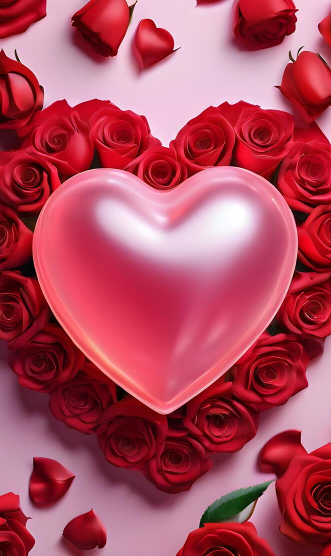 a cake with roses around it