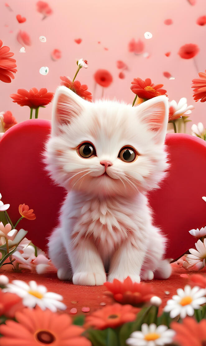 a cat sitting in a chair