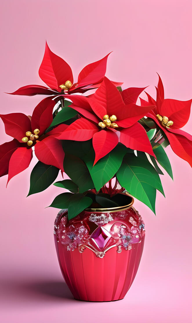 lovely vase with flowers 🌹🌹