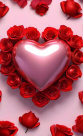 a group of red roses