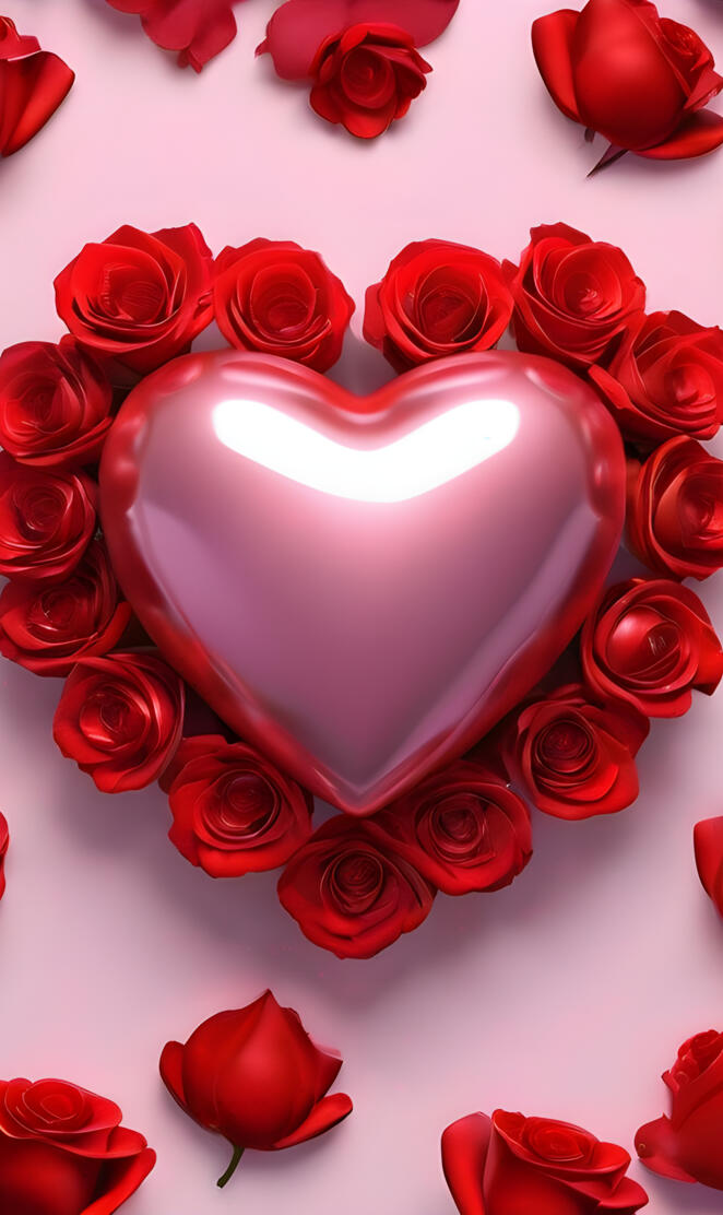 a group of red roses