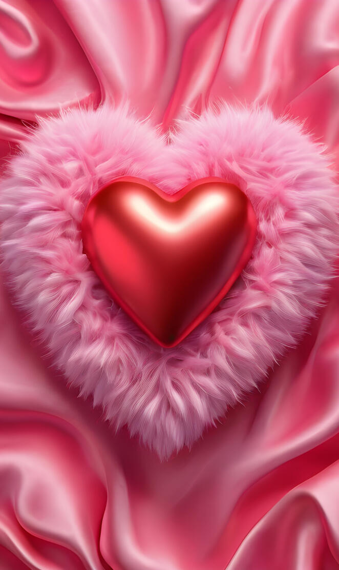 a pink flower with a red center