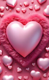 a pink heart shaped cookie