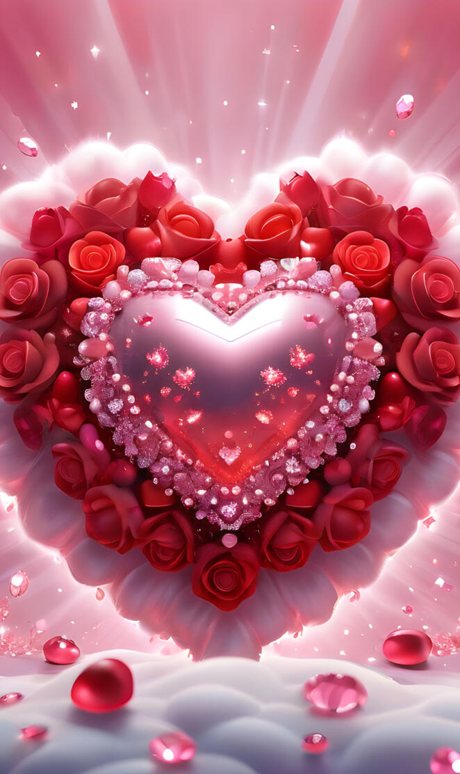 lovely heart ❤️💜