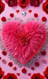 lovely fluffy heart 💕❤️