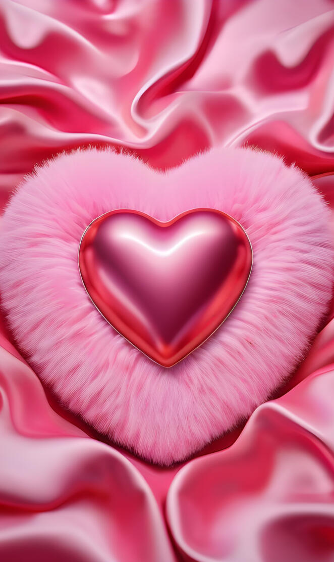 a pink and white object