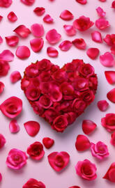 a group of red roses