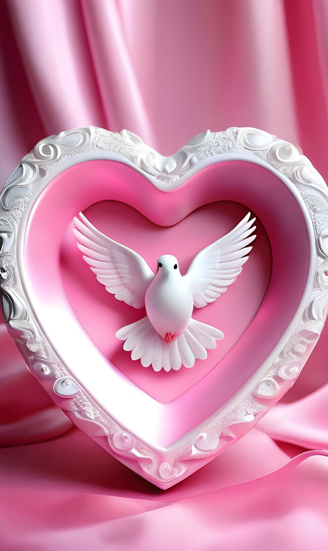 a pink and white cake