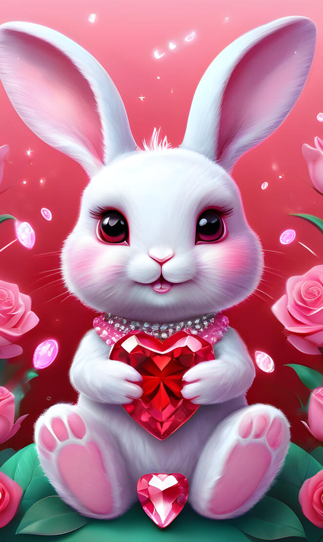 cute rabbit 🐇🐇🐇