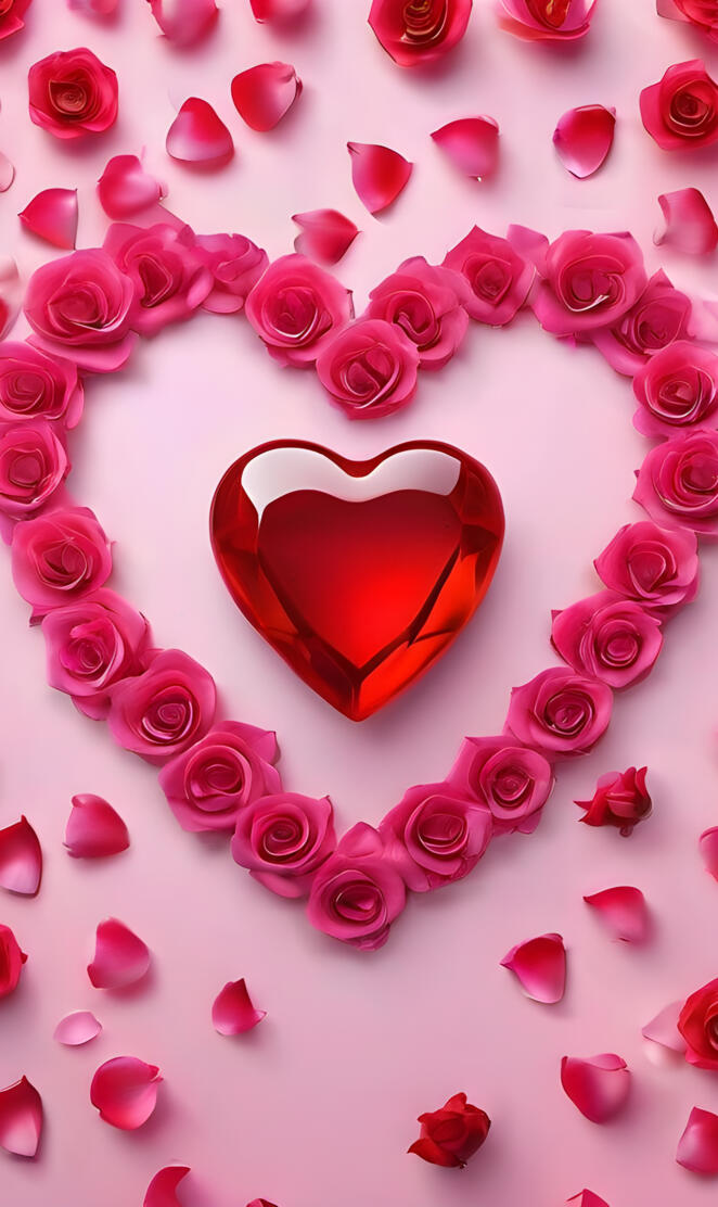 a heart shaped cake with pink frosting