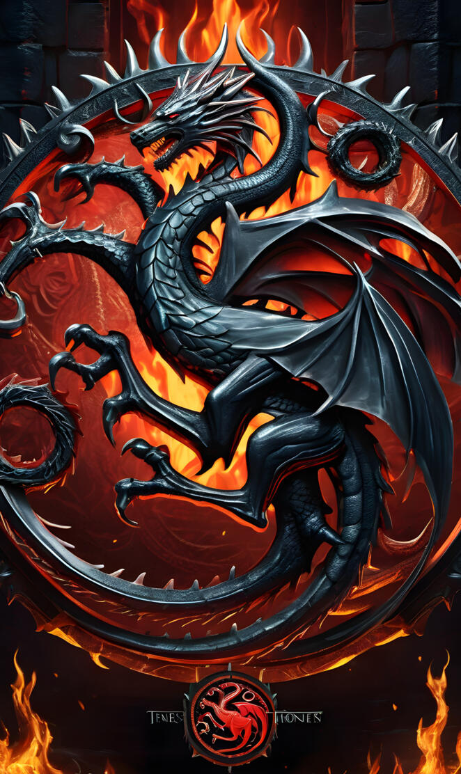 GOT - House Targaryen (Black)