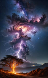lightning storm
