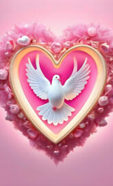 a cake with a bird on it