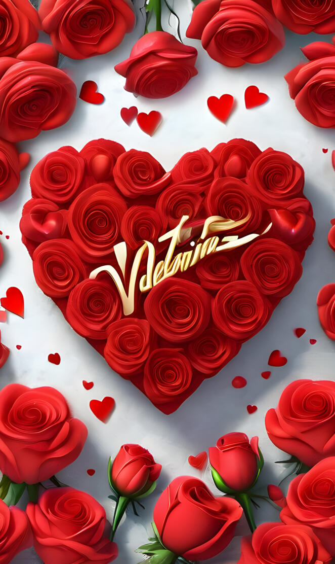 a group of red roses