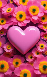 a pink and white piggy bank