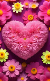 a collage of flowers