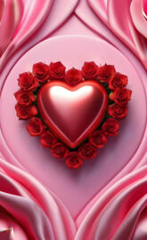 a pink flower with a ring