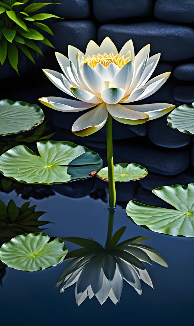 lotus reflection