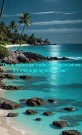 Moonlit Lagoon Beach Motivational Quotes 1
