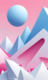 shapes, fragments, gradient