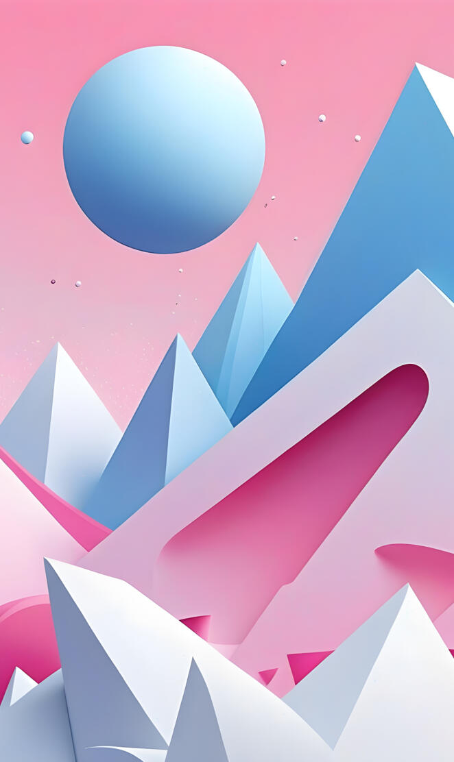 shapes, fragments, gradient