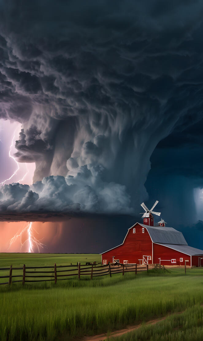 Super Cell Storm In Kansas
