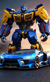 bumblebee and Optimus prime combined