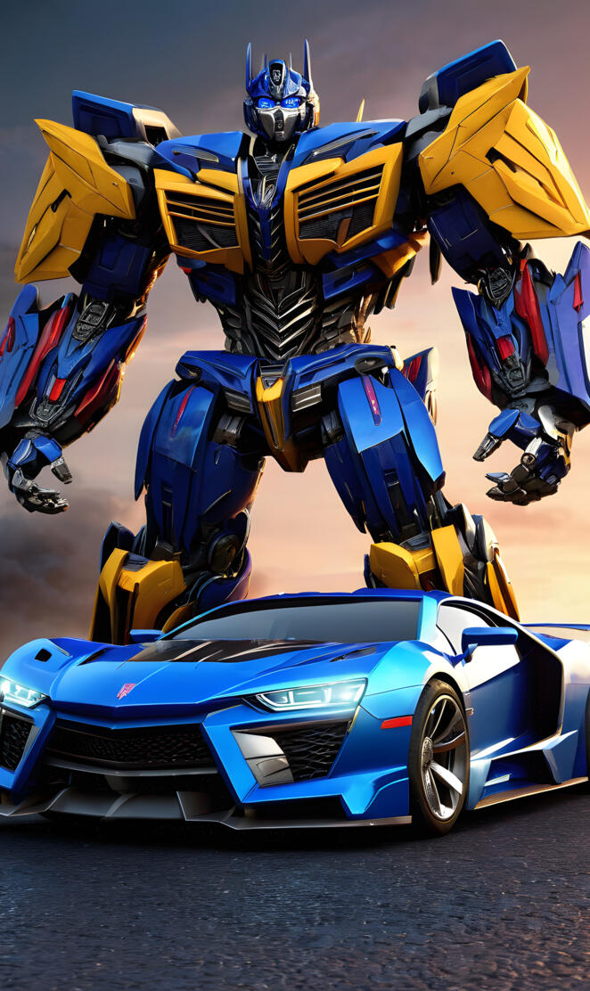 bumblebee and Optimus prime combined