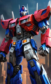 I am Optimus prime leader of the auto bots