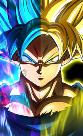 Goku blue ssy transformation