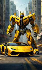Yellow Lamborghini Transformers Sunstreak Transformers Autobots