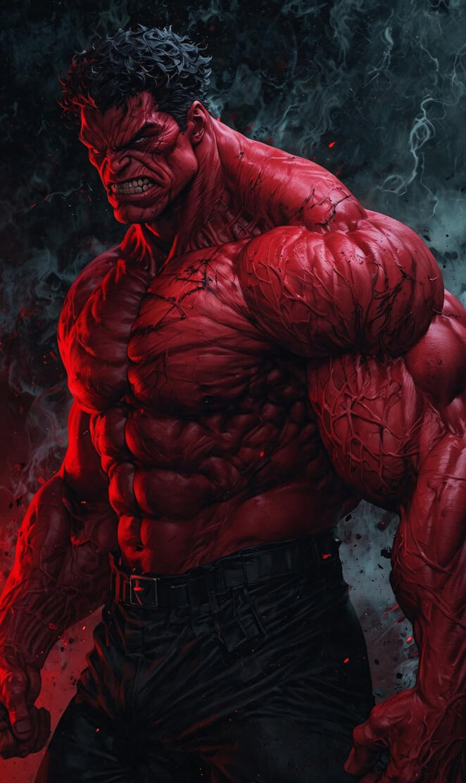 Strength with this Incredible Hulk wallpaper