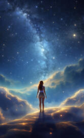 Dream Big: Set your sights on the vast expanse of the night sky.