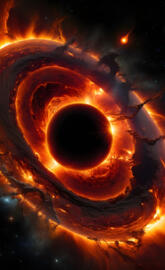 A Star Is Now One With The Singularity