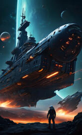 All mighty space battlecruiser