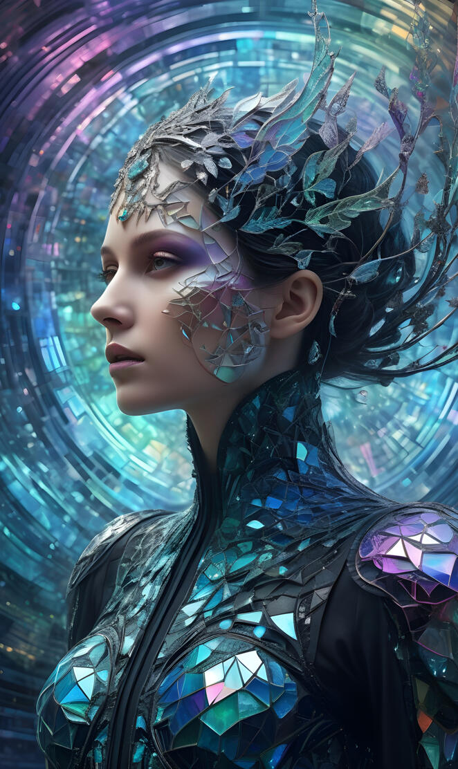 a person with a painted face