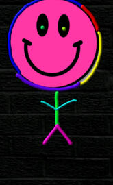 Rainbow Stick Figure