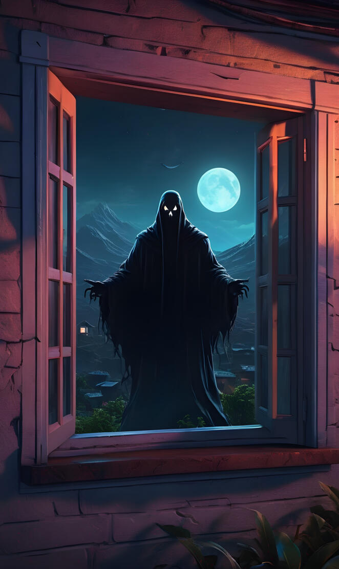 a Shadows figure looking at You!