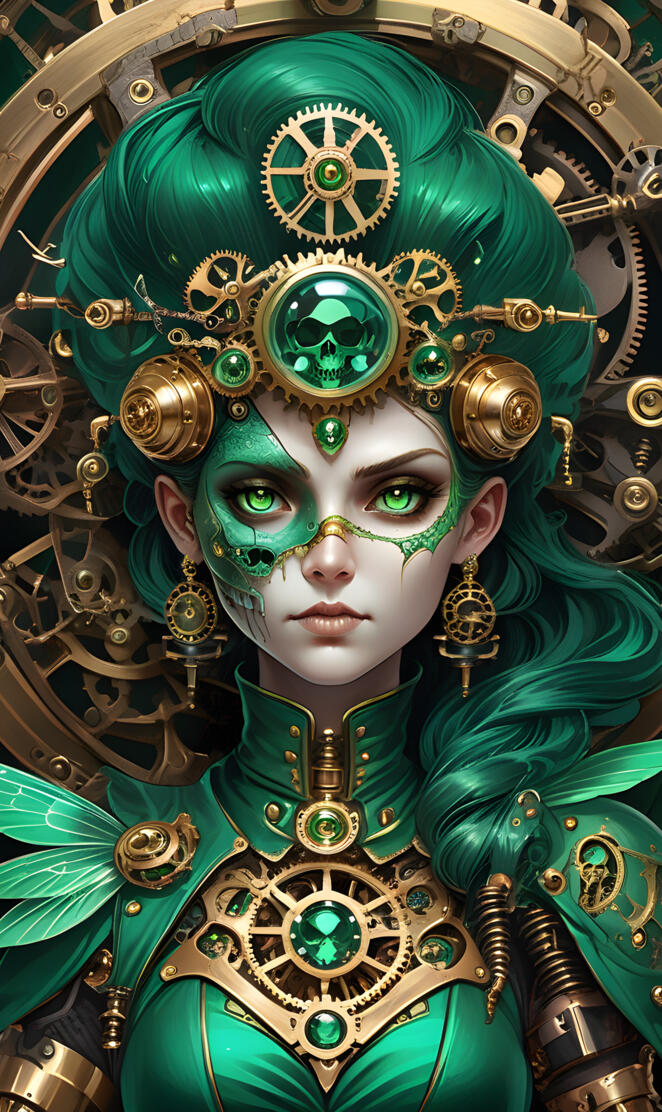 I love green/ steampunk