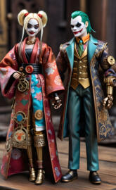 steampunk joker and harley