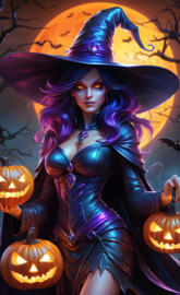 Halloween witch