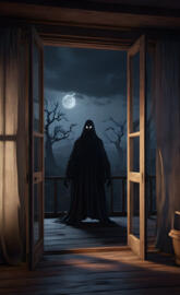 Are you afraid? A Shadow figure is Watching...You! RUN!